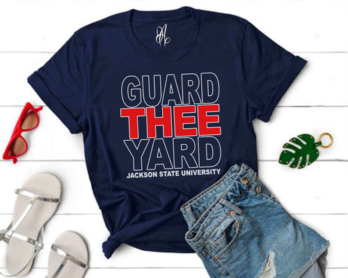 Unisex Jackson State University Guard Thee Yard T-Shirt