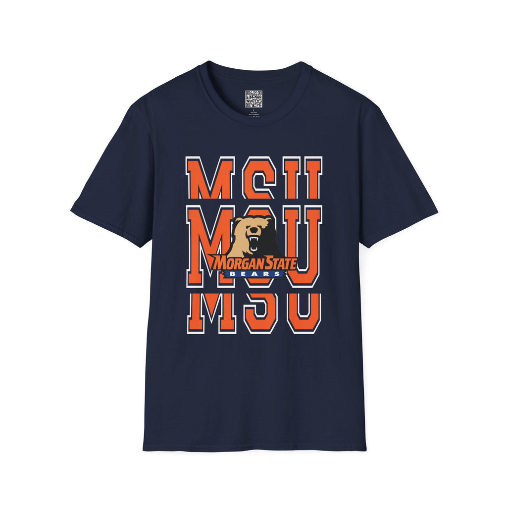 College Spirit Tee, Morgan State University Shirt, MSU Bears Top, Unisex Campus Tee, School Pride Apparel image 1